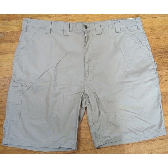 Brand New Carhartt Relaxed Fit Rugged Flex Men's Work Shorts Tan Size 48X10 - Picture 1 of 7